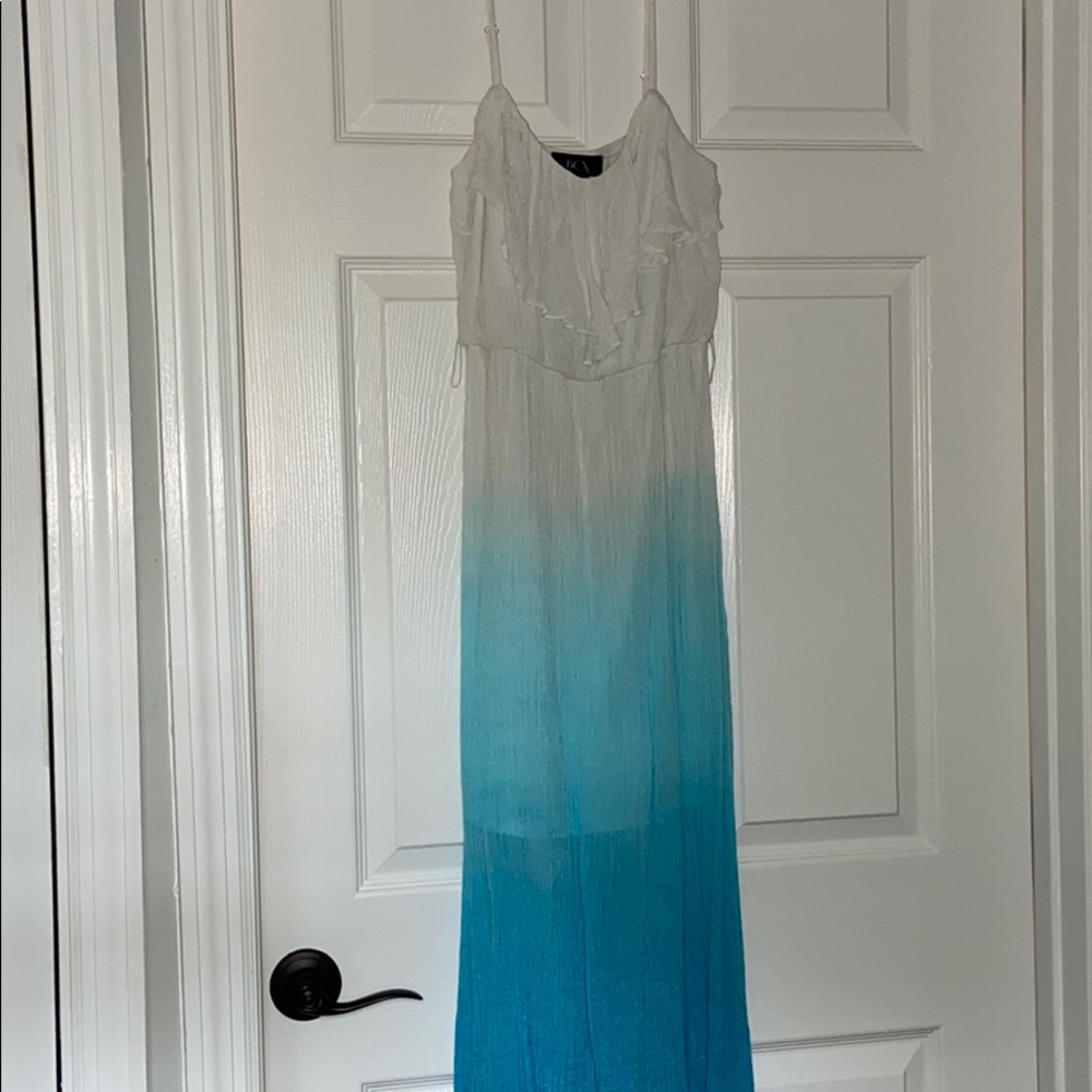 Long ombré maxi dress